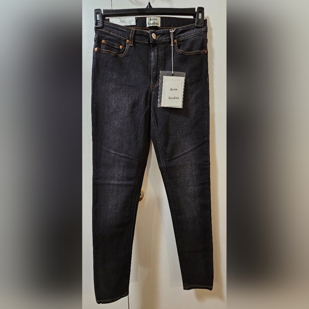 Acne Studios Skin 5 Macy Skinny Leg Women's Jeans Black Size 30/32